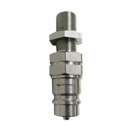 Hydraulic quick connector, long plug, m18x1, 5 studs