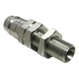 Hydraulic quick connector, long plug, m18x1, 5 studs