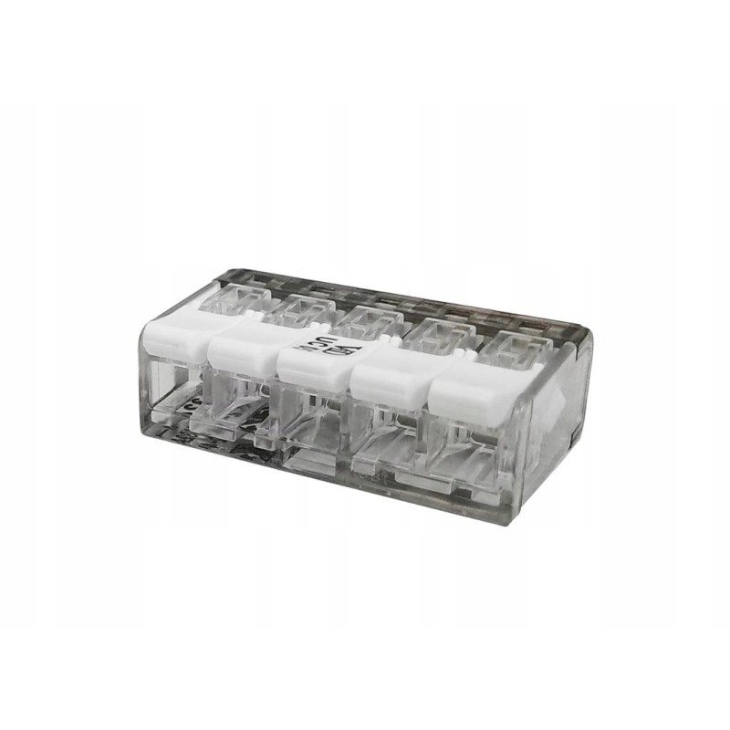 5-hole electric quick connector with a current latch