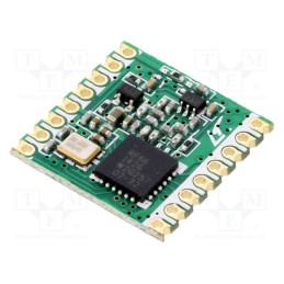 1 pcs x HOPE MICROELECTRONICS - RFM66W-868S2 - Module: RF, FM transmitter, FSK,GFSK,GMSK,MSK,OOK, 868MHz, 20dBm