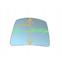 Mirror insert small panoramic New Holland T4 T5