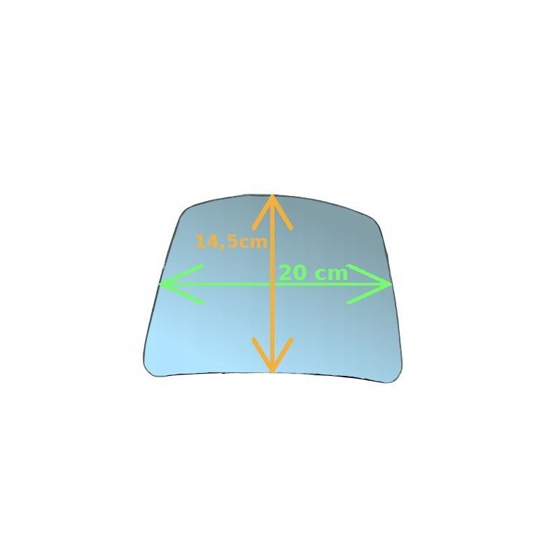 Mirror insert small panoramic New Holland T4 T5