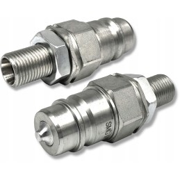 Male thread quick connector, Euro long M14 plug