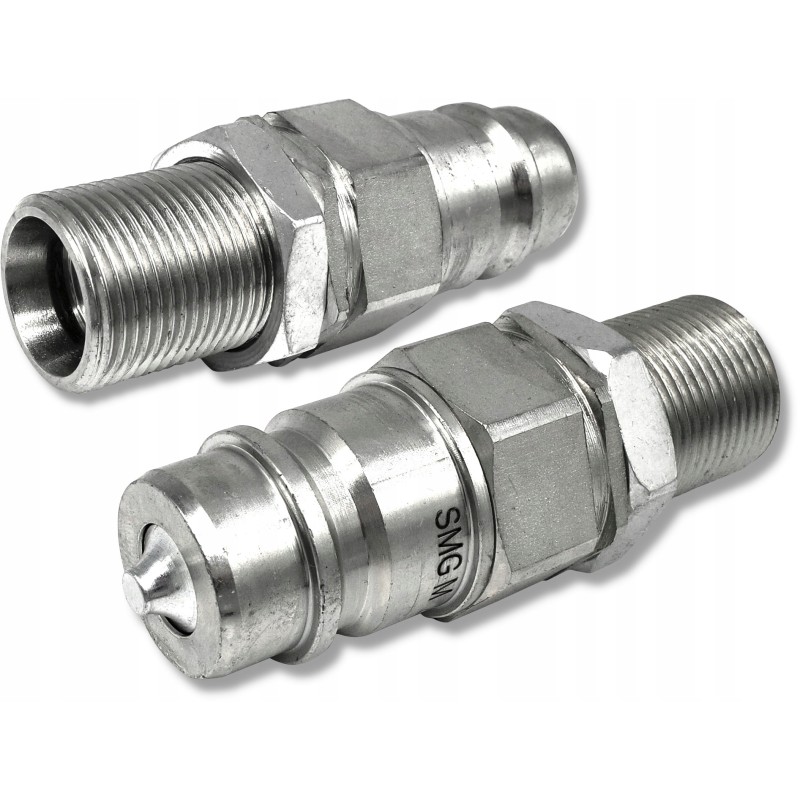Quick connector, external thread, Euro long M22 plug