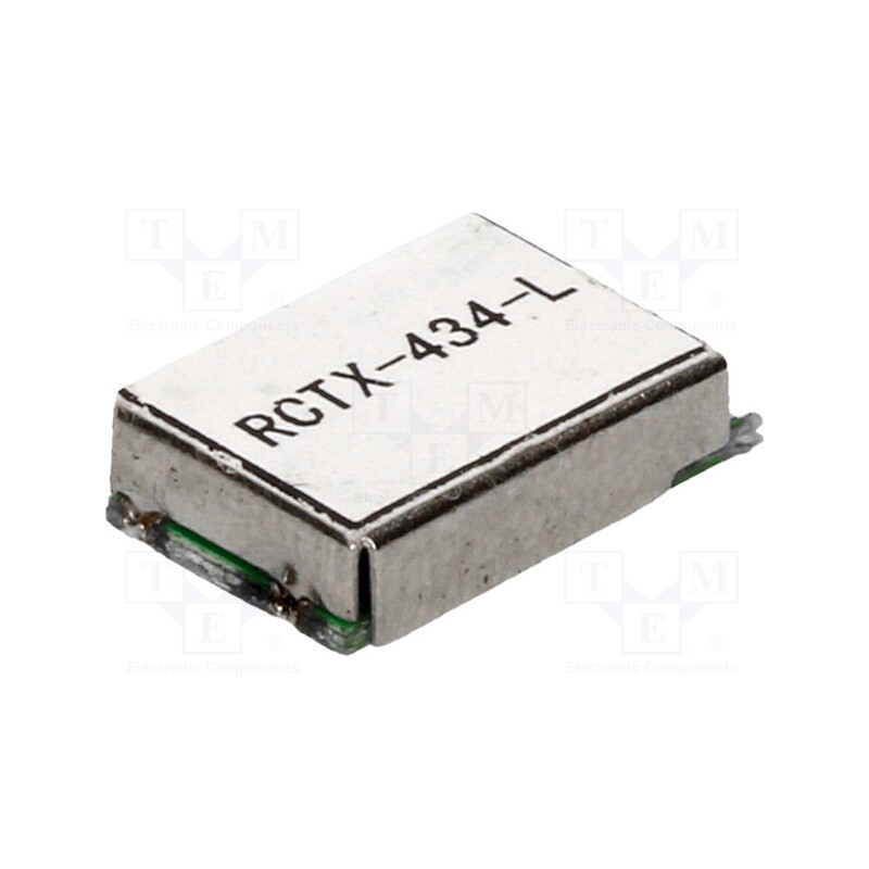 1 pcs x RADIOCONTROLLI - RCTX-434-L - Module: RF, AM transmitter, ASK,OOK, 433.92MHz, 2.2÷3.6VDC, 11dBm