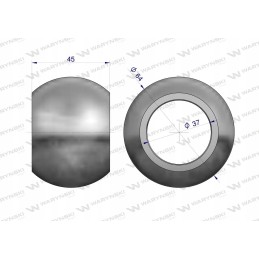 Hardened ball, category 3, 64x37x45, Warynski jack