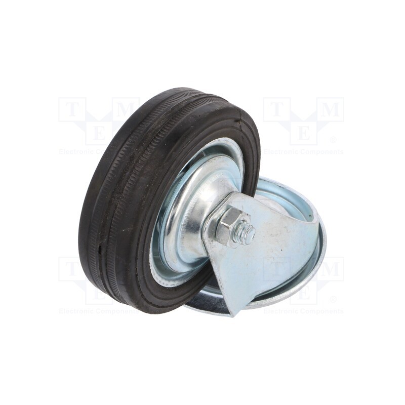 1 pcs x RADER - CKJS-SG 80W - Transport wheel, Ø: 80mm, W: 25mm, H: 105mm, torsional, 50kg, rubber