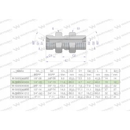 Hydra inch bulkhead connector bb 1 4 bsp xsv