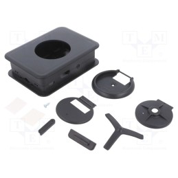 1 pcs x TEKO - TEK-CAM3.9 - Enclosure: for computer, Raspberry Pi, black, X: 73mm, Y: 100mm