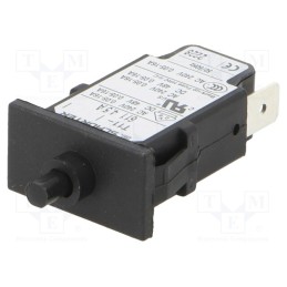 1 pcs x SCHURTER - 4400.0201 - Circuit breaker, Urated: 240VAC, 48VDC, 4.5A, SPST, Poles: 1, MCB