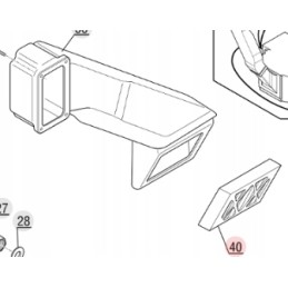 Original manitou 225052 cabin filter