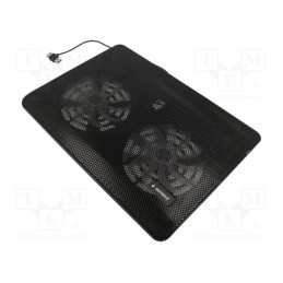 1 pcs x GEMBIRD - NBS-2F15-05 - Notebook cooling stand, black, USB A, 0.5m