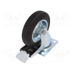 1 pcs x RADER - CKPW-SG 160W-HC - Transport wheel, Ø: 160mm, W: 25mm, H: 197mm, torsional with lock