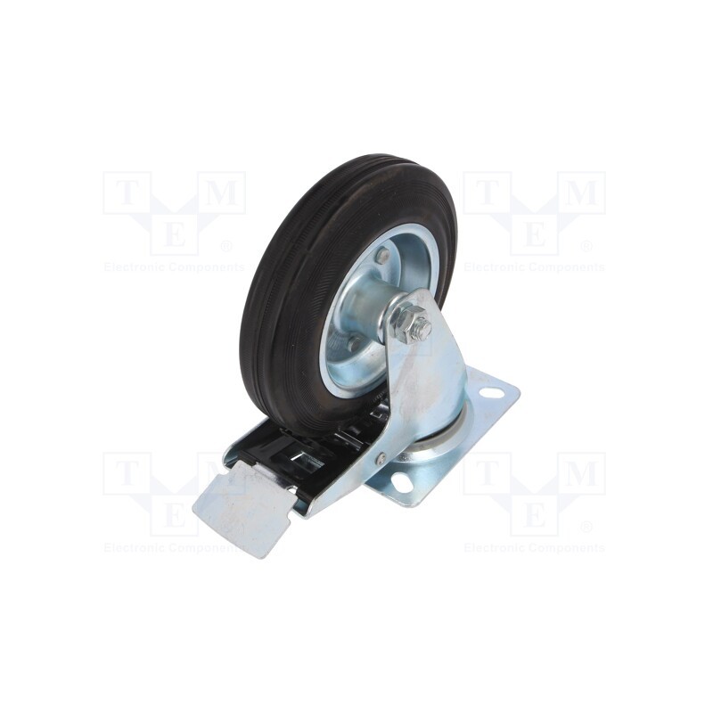 1 pcs x RADER - CKPW-SG 160W-HC - Transport wheel, Ø: 160mm, W: 25mm, H: 197mm, torsional with lock