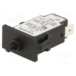 1 pcs x SCHURTER - 4400.02 - Circuit breaker, Urated: 240VAC, 48VDC, 3.5A, SPST, Poles: 1, MCB