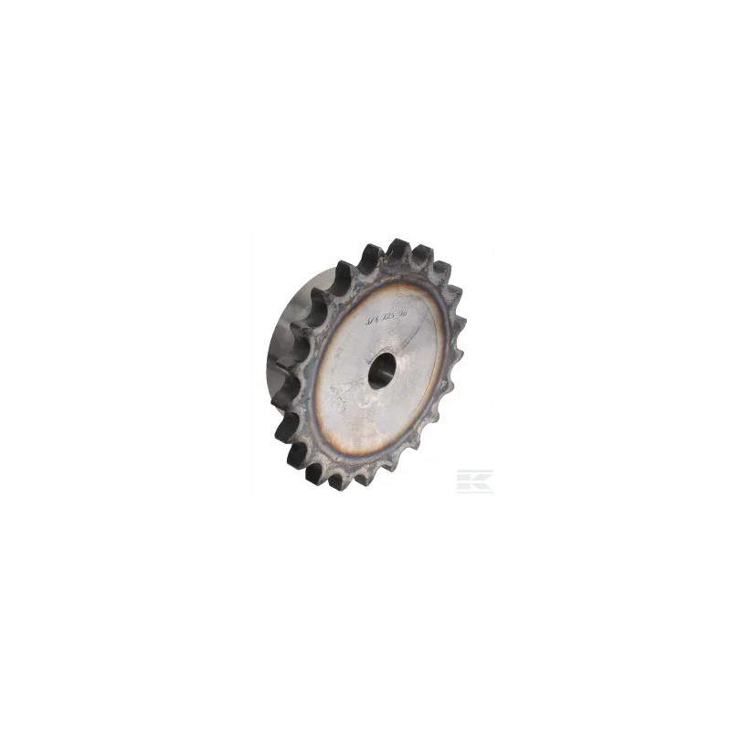 Single, hardened chain wheel, 24 teeth, 3 4