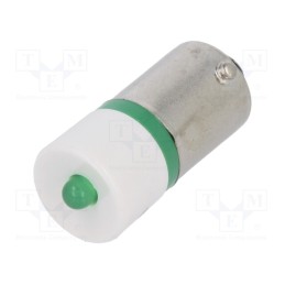 1 pcs x CML INNOVATIVE TECHNOLOGIES - 18606131 - LED lamp, green, BA9S, 130VAC