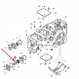 Va134544 spacer washer 0 5 mm