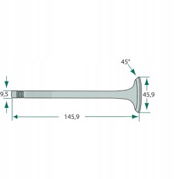 Ford intake valve 38017764 granite