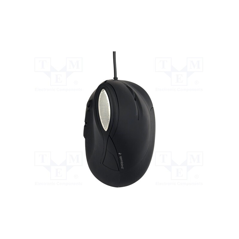 1 pcs x GEMBIRD - MUS-ERGO-03 - Optical mouse, black, USB A, wired, Features: DPI change button