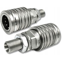 Hydraulic quick connector long euro socket M14