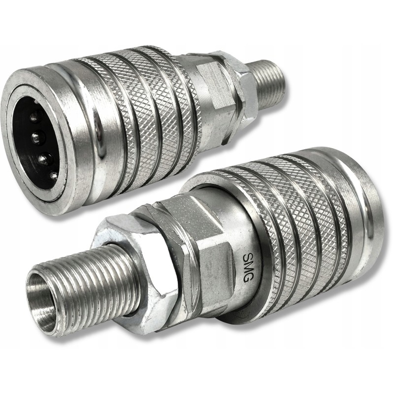 Hydraulic quick connector long euro socket M14