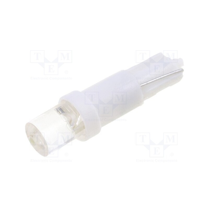 1 pcs x OPTOSUPPLY - OST05WG01GD-W5YKT5E1B - LED lamp, cool white, T5, Urated: 12VDC, 3lm, No.of diodes: 1, 0.24W