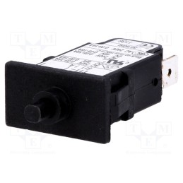 1 pcs x SCHURTER - 4400.0019 - Circuit breaker, Urated: 240VAC, 48VDC, 1A, SPST, Poles: 1, SNAP-IN