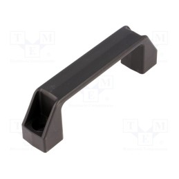 1 pcs x ELESA+GANTER - M.443/145 N-CH - Handle, technopolymer PP, black, H: 41mm, L: 142mm, W: 26mm, F2: 1.5kN