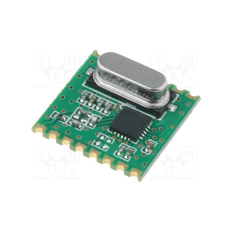 1 pcs x HOPE MICROELECTRONICS - RFM31B-433S1 - Module: RF, FM receiver, FSK, 433.92MHz, SPI, -121dBm, 1.8÷3.6VDC