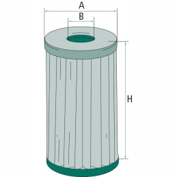 Fuel filter 13mm 87mm 29mm 8001072 granite