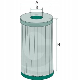 Fuel filter 13mm 87mm 29mm 8001072 granite
