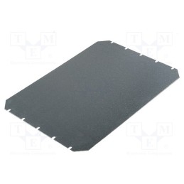 1 pcs x FIBOX - EKIV 43 - Mounting plate, steel, W: 400mm, L: 300mm, Thk: 1.5mm, Plating: zinc