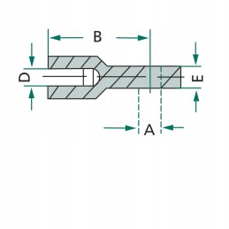 The end of the gas actuator is galvanized, M6 granite