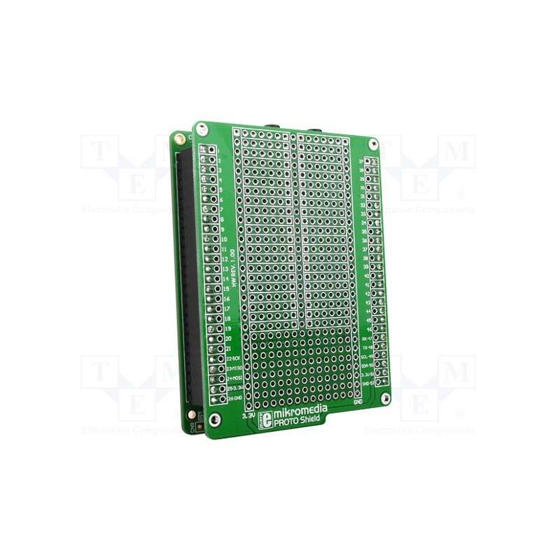 1 pcs x MIKROE - MIKROMEDIA PROTO SHIELD - Expansion board