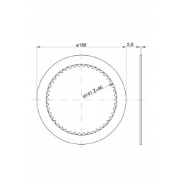C 385 torque multiplier clutch disc