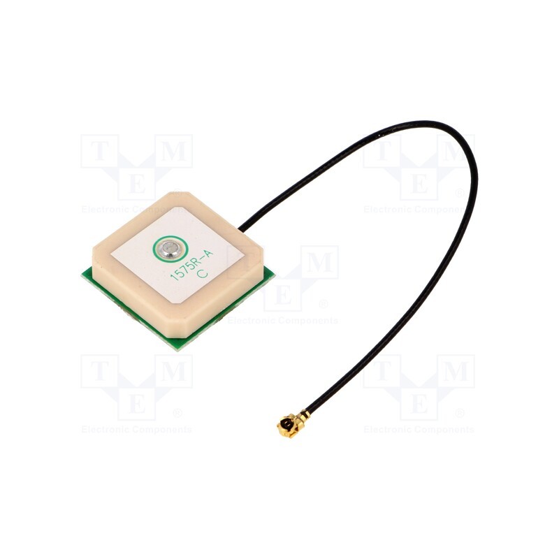 1 pcs x SR PASSIVES - GPS-ANT049 - Antenna, GPS, 2dBi, RHCP, for building in, 50Ω, 20.8x20.8x7.8mm