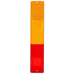 Orange red rectangular lamp shade 30