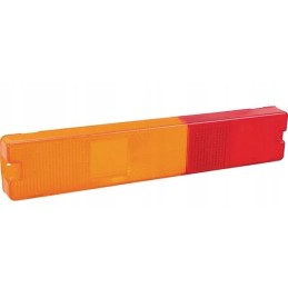 Orange red rectangular lamp shade 30