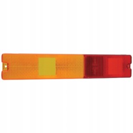 Orange red rectangular lamp shade 30