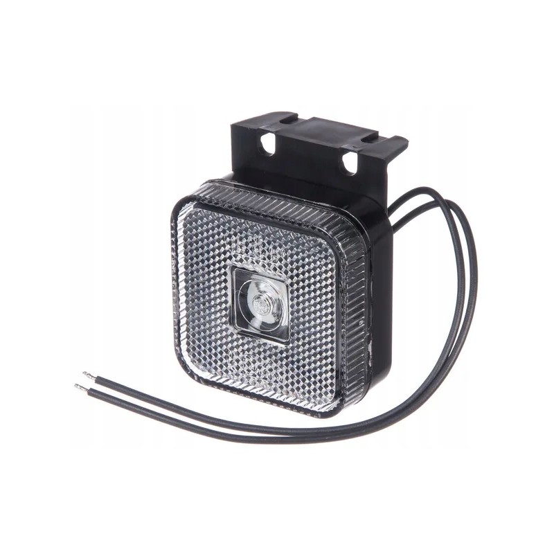 Square LED marker lamp 12 24v with cable