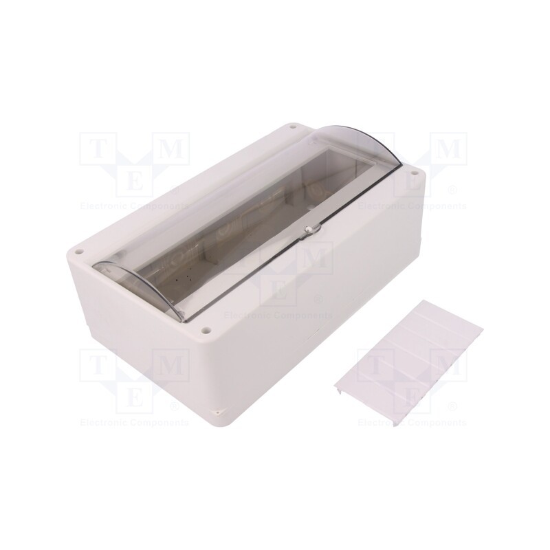 1 pcs x PAWBOL - C.2073 - Enclosure: for modular components, IP30, wall mount, white, ABS