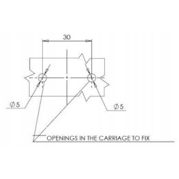 Square LED marker lamp 12 24v with cable
