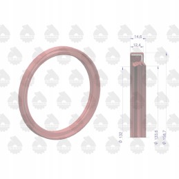 Sealing ring, oil seal 133