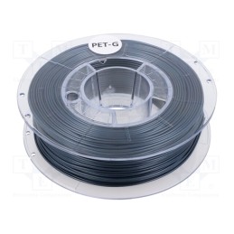 1 rol x DEVIL DESIGN - PETG 1,75 LIGHT STEEL SOLO 0,33 - Filament: PET-G, Ø: 1.75mm, light steel, 220÷250°C, 330g