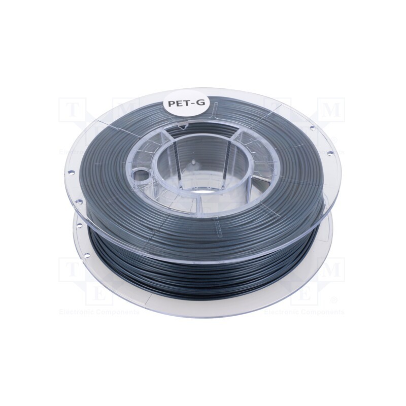 1 rol x DEVIL DESIGN - PETG 1,75 LIGHT STEEL SOLO 0,33 - Filament: PET-G, Ø: 1.75mm, light steel, 220÷250°C, 330g