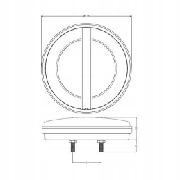 LED rear lamp TL left, 3 functions, 12 24v