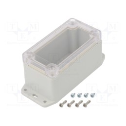 1 pcs x HAMMOND - RP1040BFC - Enclosure: multipurpose, X: 50mm, Y: 95mm, Z: 50mm, with fixing lugs