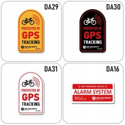 Sticker GPS tracking navigation alarm system 15cm