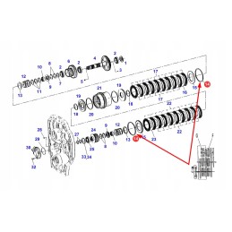 F824104360010 gear retaining ring
